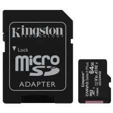 MicroSDXC 64 Gb Kingston Canvas Select Plus class 10 UHS-I A1