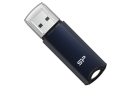 Флеш пам'ять USB 64 Gb Silicon Power Marvel M02 Aluminum Blue USB3.2 Gen 1 - зображення 1
