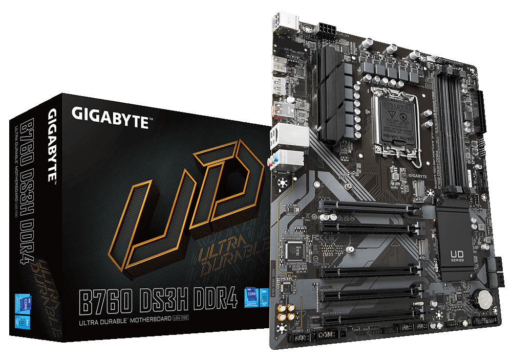Мат. плата 1700 Gigabyte B760 DS3H DDR4 - зображення 1