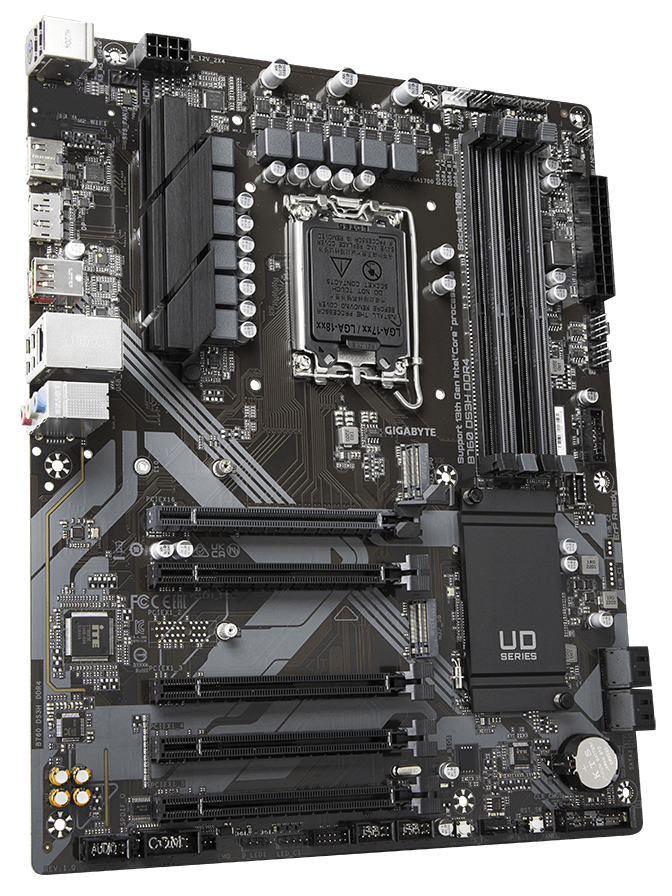 Мат. плата 1700 Gigabyte B760 DS3H DDR4 - зображення 4