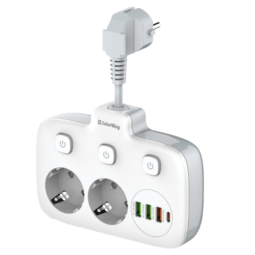 Мережевий фільтр ColorWay (CW-CHE24PDW) - зображення 4