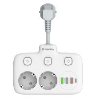 Мережевий фільтр ColorWay (CW-CHE24PDW)