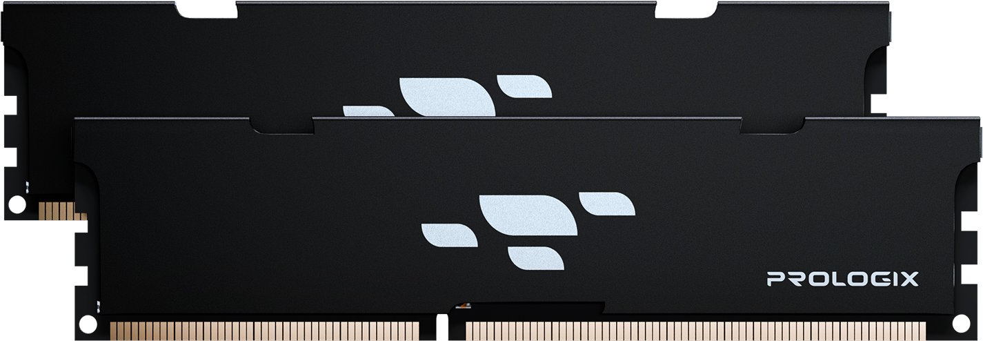 Пам'ять DDR4 RAM_16Gb (2x8Gb) 3200Mhz Prologix Black (PRO16GB3200B4K) - зображення 1
