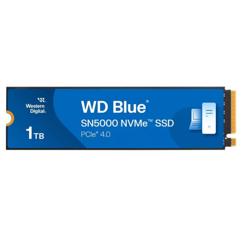 Накопичувач SSD NVMe M.2 1TB WD Blue SN5000 (WDBS3F0010BNC-WRWM) - зображення 1