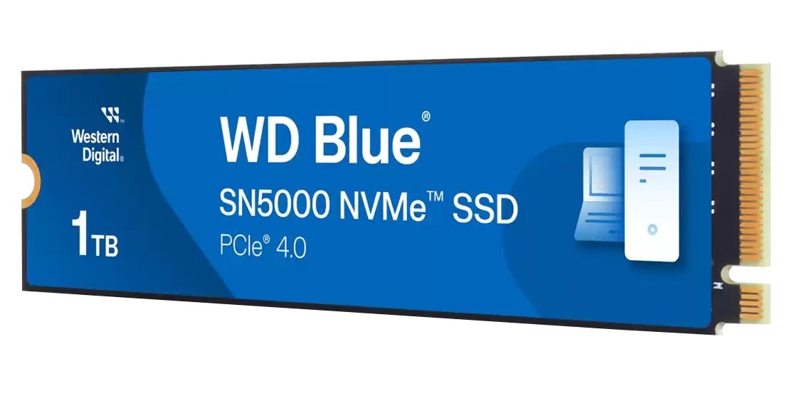 Накопичувач SSD NVMe M.2 1TB WD Blue SN5000 (WDBS3F0010BNC-WRWM) - зображення 2