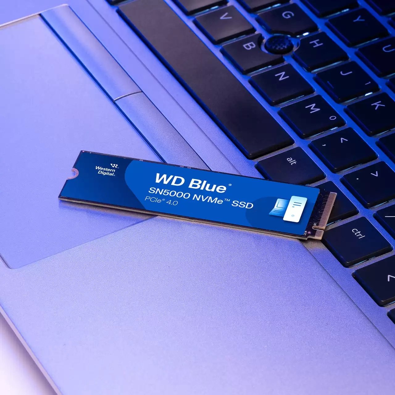 Накопичувач SSD NVMe M.2 1TB WD Blue SN5000 (WDBS3F0010BNC-WRWM) - зображення 4