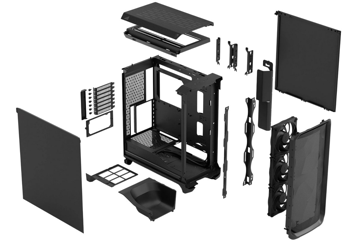 Корпус Fractal Design Meshify 3 Black Solid (FD-C-MES3A-01) - зображення 9