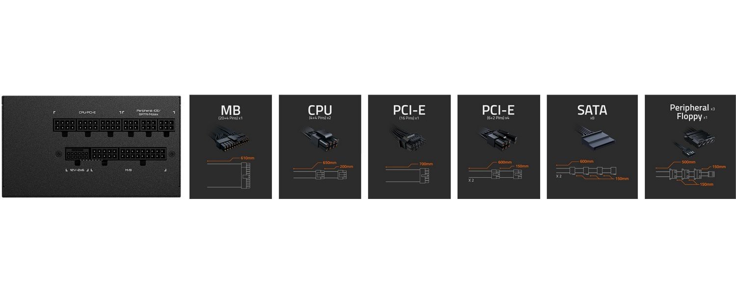 БЖ Gigabyte UD750GM PG5 V2 750Вт - зображення 8