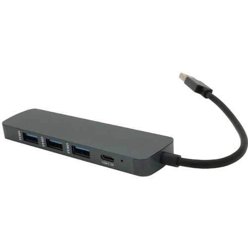 Концентратор USB 3.0 Voltronic aluminum (YT-3H4\/2TB) - зображення 2