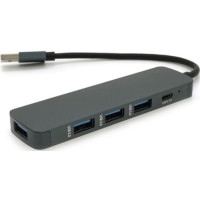 Концентратор USB 3.0 Voltronic aluminum (YT-3H4/2TB)