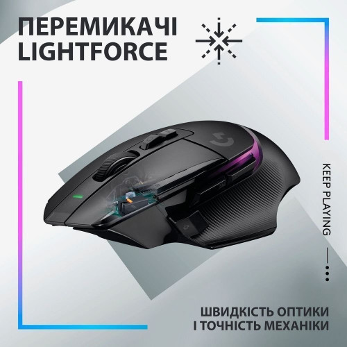 Мишка Logitech G502 X Plus Wireless Black (910-006162) - зображення 6