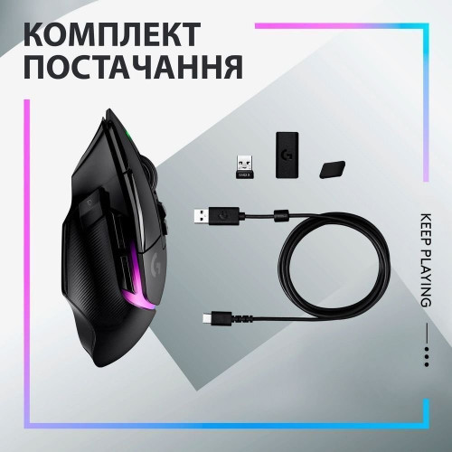 Мишка Logitech G502 X Plus Wireless Black (910-006162) - зображення 13