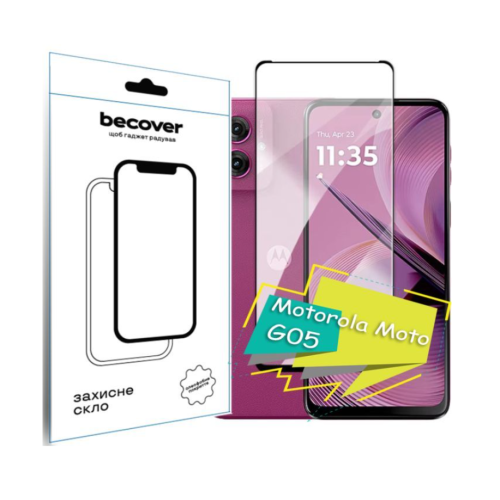 Захисне скло BeCover для Motorola Moto G05 - зображення 1