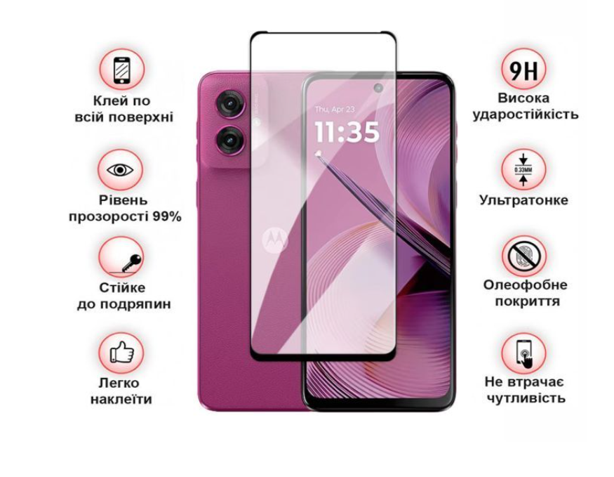 Захисне скло BeCover для Motorola Moto G05 - зображення 4