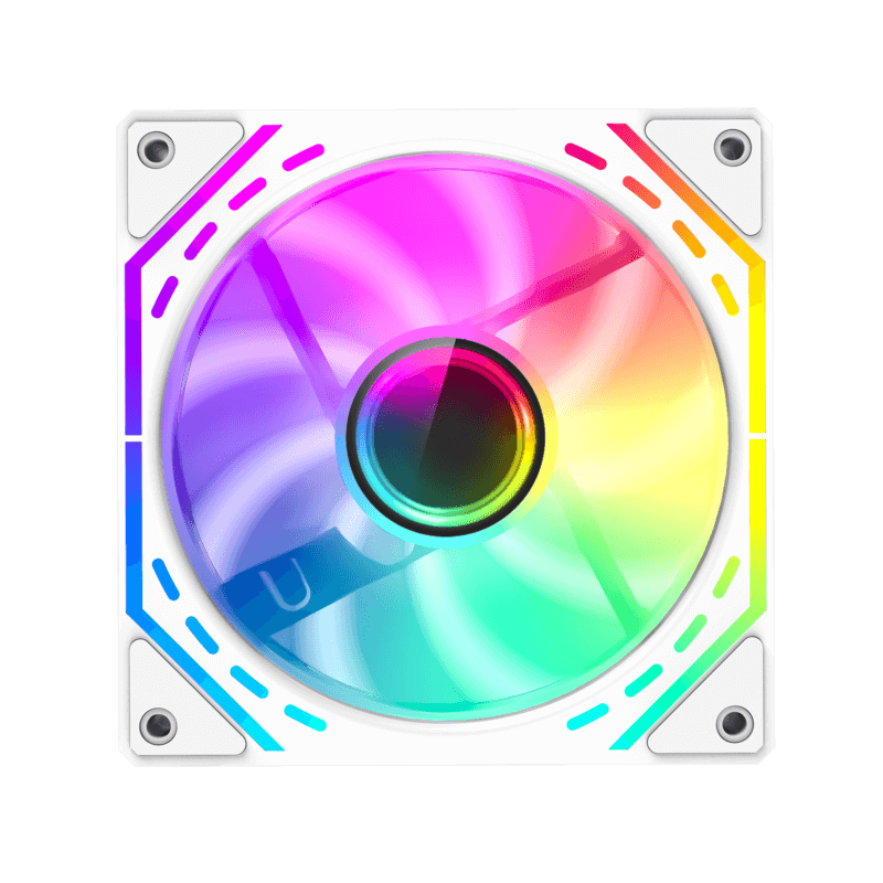 Вентилятор для корпусів 120 мм GAMEMAX FN12A-S2I-W - зображення 2