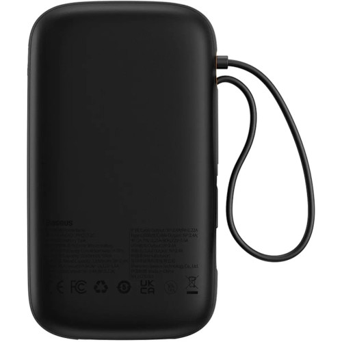 Батарея POWER BANK Baseus Qpow2 20000mAh 22.5W PD, QC\/3.0, black - зображення 4
