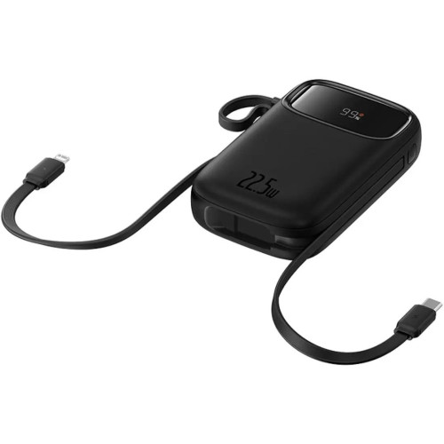 Батарея POWER BANK Baseus Qpow2 20000mAh 22.5W PD, QC\/3.0, black - зображення 7