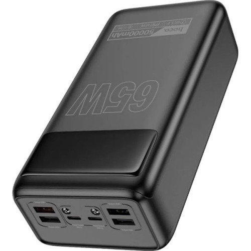 Батарея POWER BANK Hoco DB81A Apollo 50000mAh, PD 65W, black (DB81A \/ 714725) - зображення 3