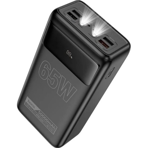 Батарея POWER BANK Hoco DB81A Apollo 50000mAh, PD 65W, black (DB81A \/ 714725) - зображення 4