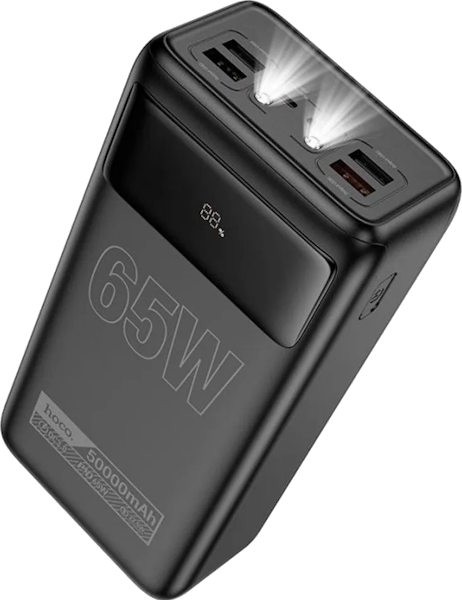 Батарея POWER BANK Hoco DB81A Apollo 50000mAh, PD 65W, black (DB81A \/ 714725) - зображення 4
