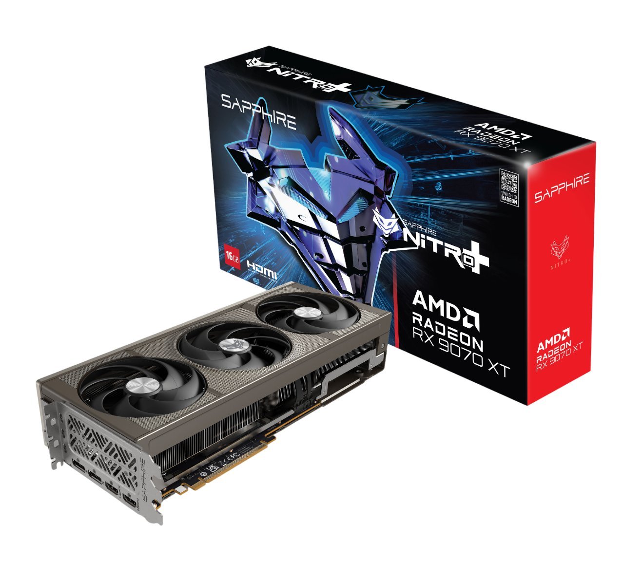Відеокарта ATI Radeon RX 9070 XT 16 Gb GDDR6 Sapphire Nitro+ OC (11348-01-20G) - зображення 1