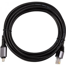 Кабель - перехідник USB Type-C - UTP CAT6 RJ45 Ethernet, 3.0м, PowerPlant - зображення 1