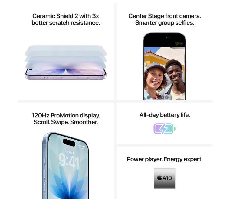 Смартфон Apple iPhone 17 256GB Black - зображення 7