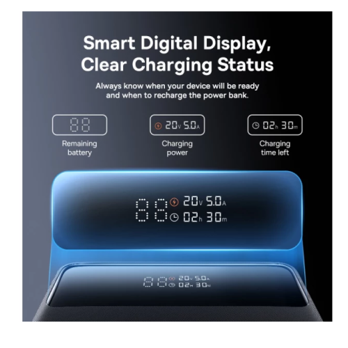Батарея POWER BANK Baseus Blade H1 20000mAh PD\/100W - зображення 7