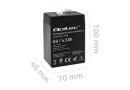 Акумуляторна батарея Qoltec AGM 6V 4.5Ah (53032) - зображення 5