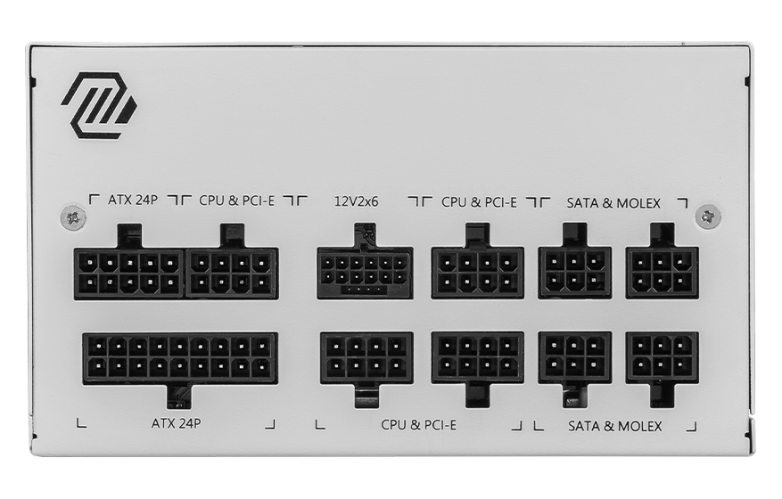 БЖ MSI MAG A850GL PCIE5 WHITE, 850Вт - зображення 3