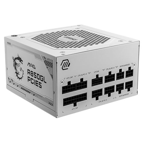 БЖ MSI MAG A850GL PCIE5 WHITE, 850Вт - зображення 2