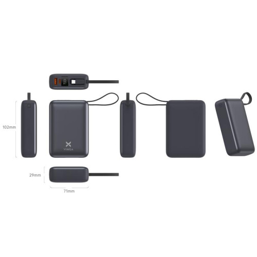 Батарея POWER BANK Vinga 20000 mAh 45W Display Cable - зображення 5