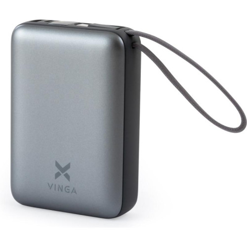 Батарея POWER BANK Vinga 20000 mAh 45W Display Cable - зображення 1
