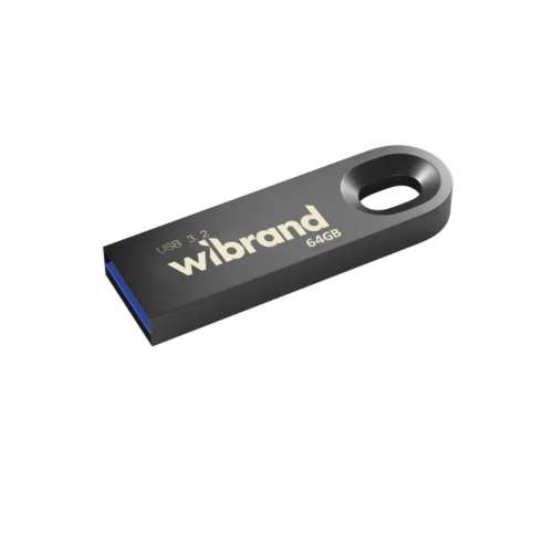 Флеш пам'ять USB 64 Gb Wibrand Eagle Grey USB 3.2 - зображення 1