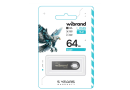 Флеш пам'ять USB 64 Gb Wibrand Eagle Grey USB 3.2 - зображення 2