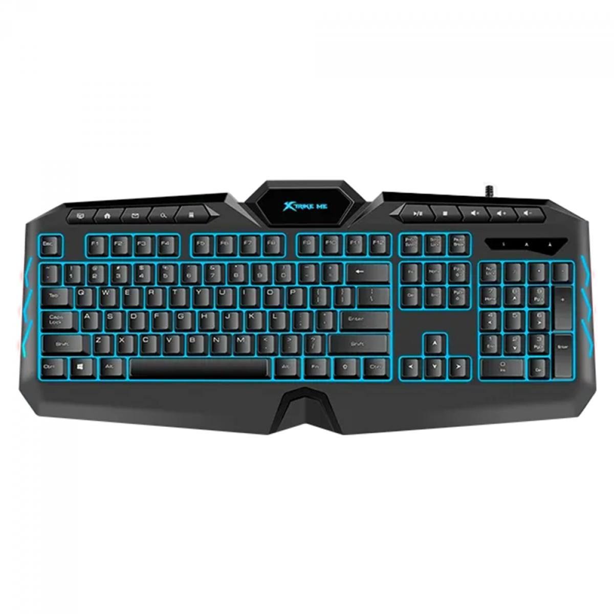 Клавіатура Xtrike ME KB-509 RGB Black (KB-509) - зображення 1