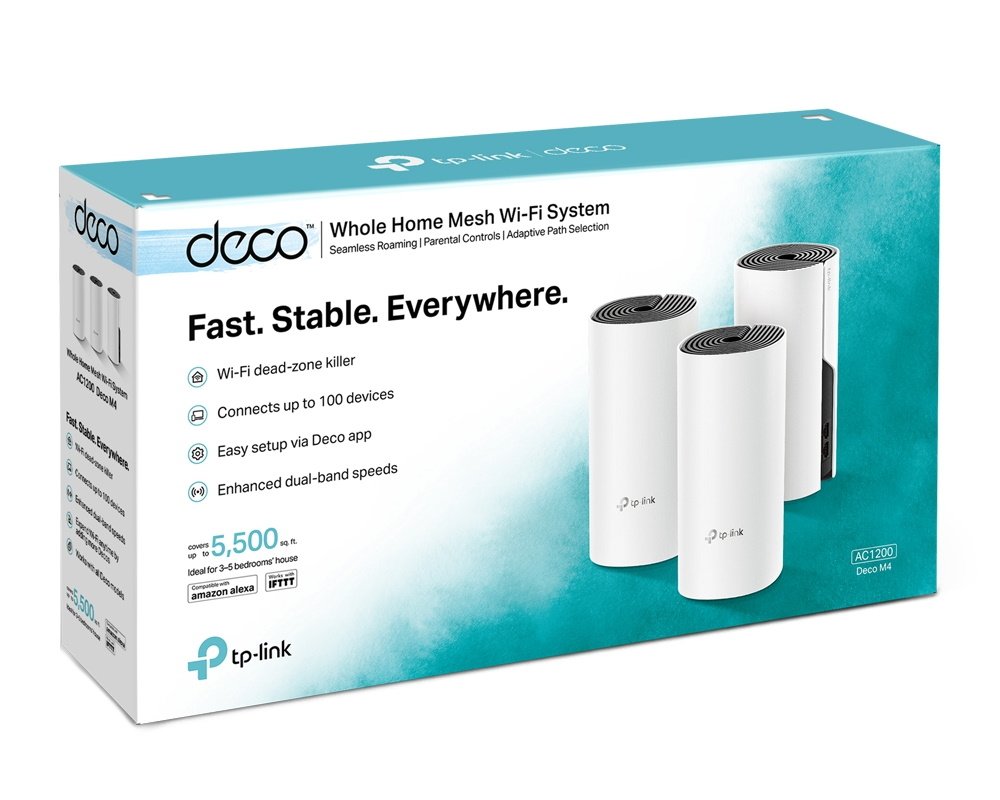 WiFi Mesh система TP-Link DECO M4 (DECO-M4-3-PACK) - зображення 3