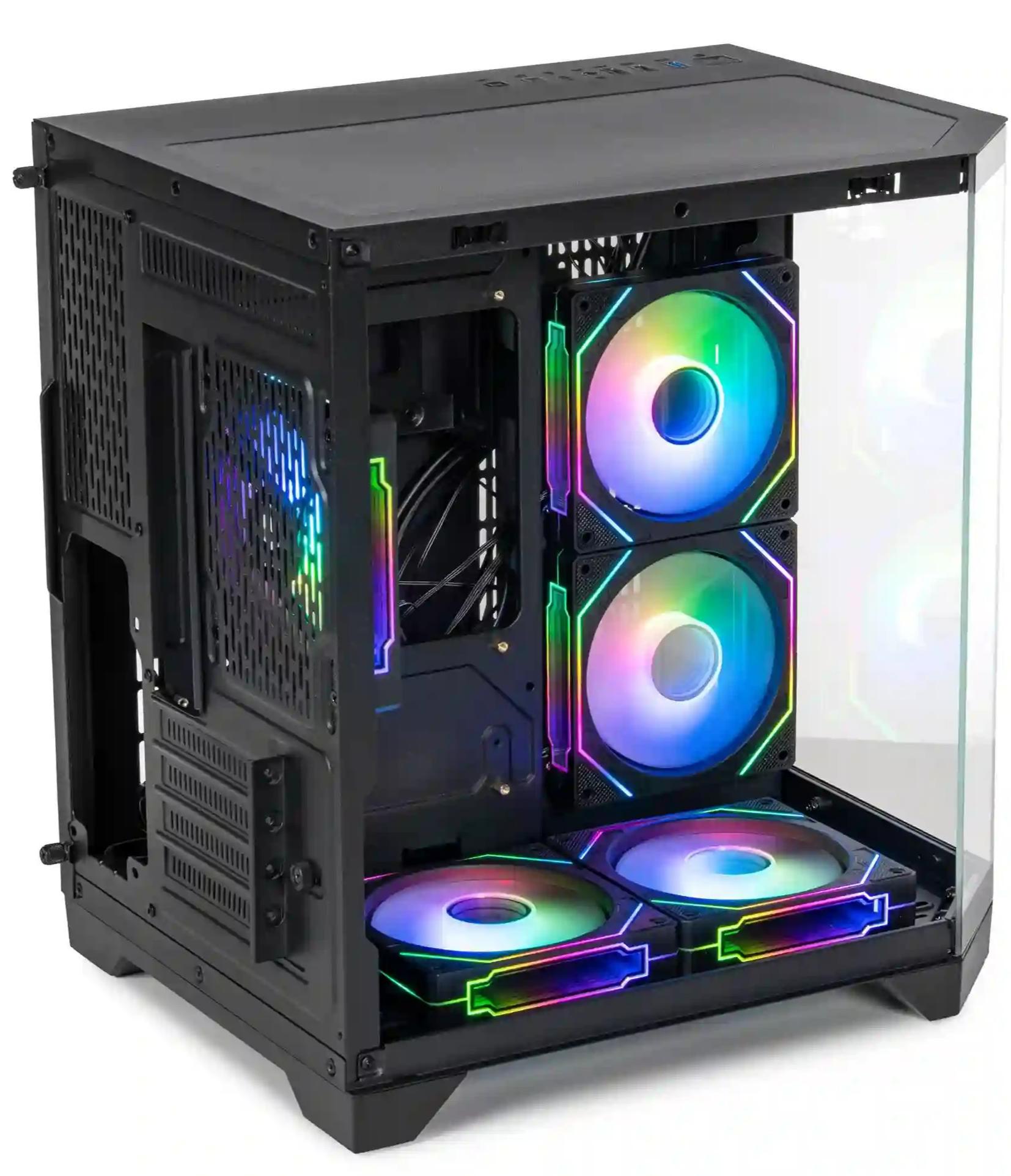 Корпус Qube CRYSTAL_GBNU3 Black - зображення 5