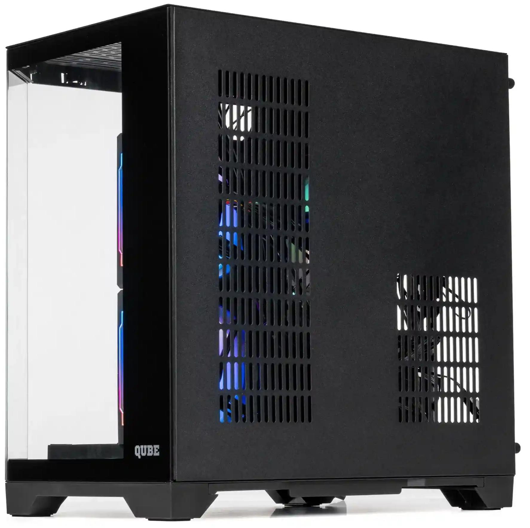 Корпус Qube CRYSTAL_GBNU3 Black - зображення 7