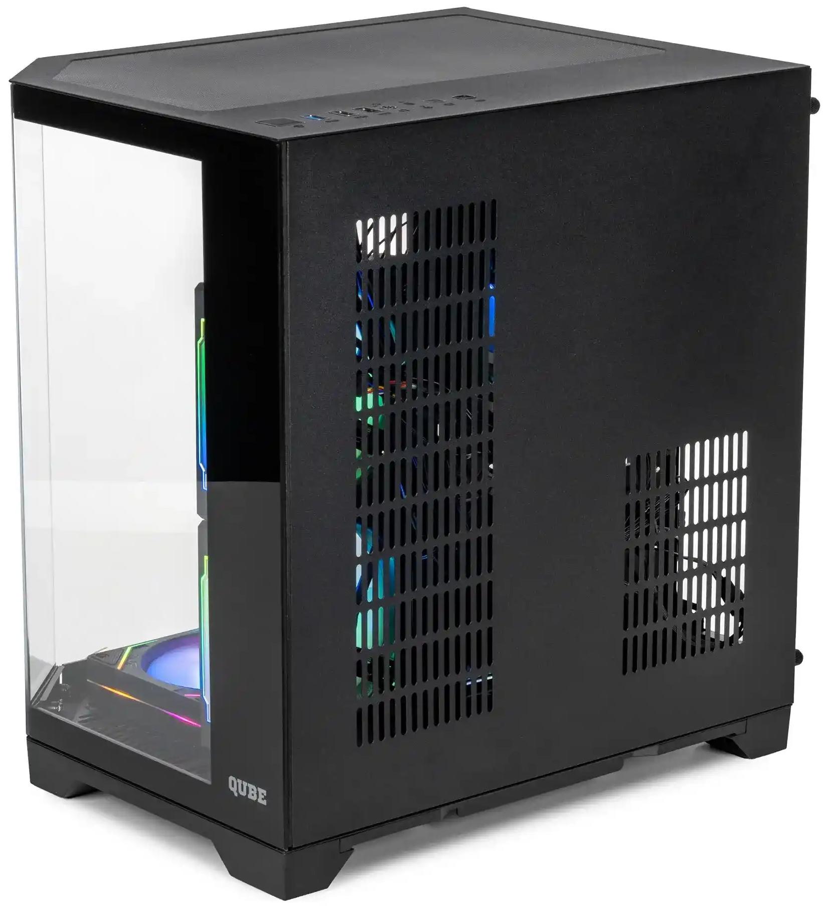 Корпус Qube CRYSTAL_GBNU3 Black - зображення 8
