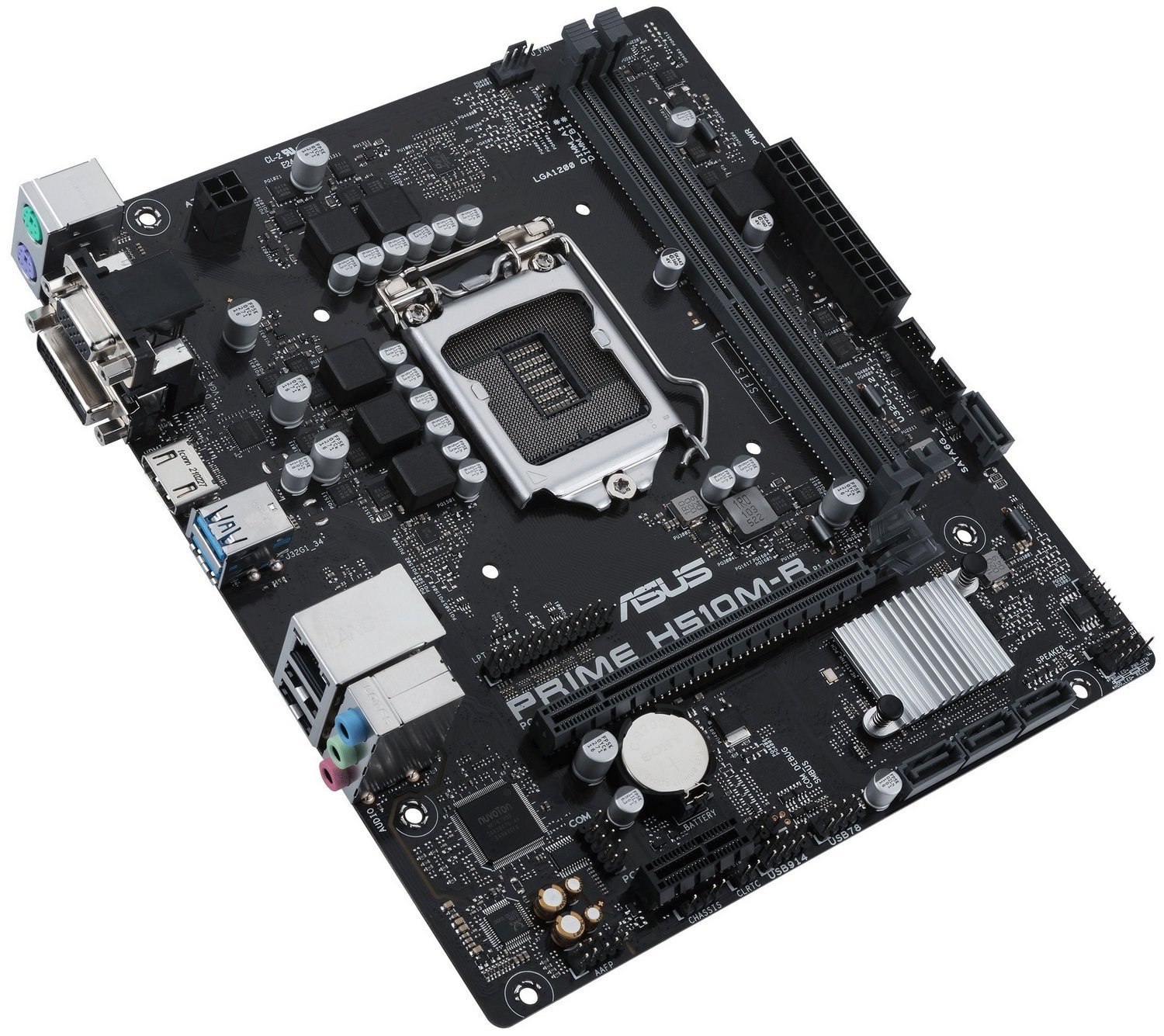 Мат. плата 1200 ASUS PRIME H510M-E R2.0 - зображення 4