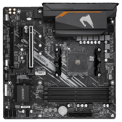 Мат. плата AM4 Gigabyte B550M AORUS ELITE - зображення 3