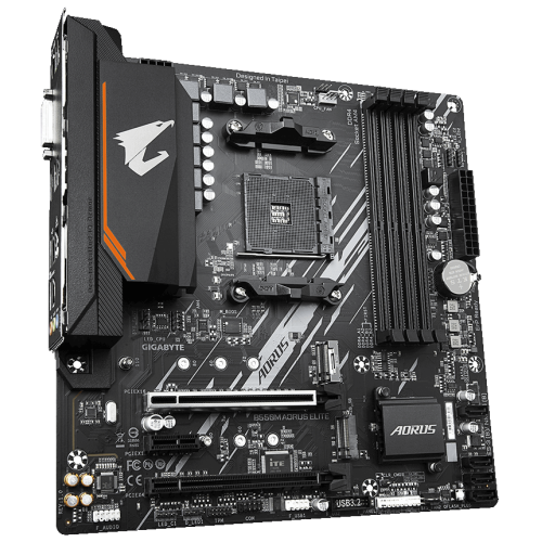Мат. плата AM4 Gigabyte B550M AORUS ELITE - зображення 4