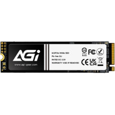 Накопичувач SSD NVMe M.2 512GB AGI AI298 (AGI512GIMAI298-CB) - зображення 1