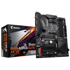 Мат. плата AM4 Gigabyte B550 AORUS ELITE AX - зображення 1