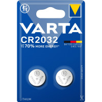 Батарейка CR2032 Varta Lithium, 2 шт