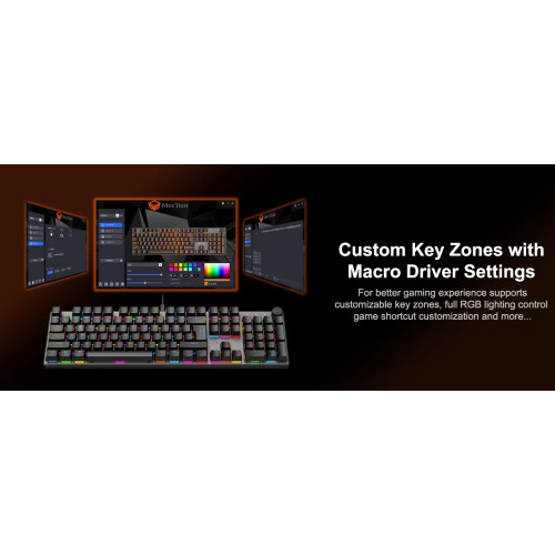 Клавіатура Meetion MK009 RD Black - зображення 13