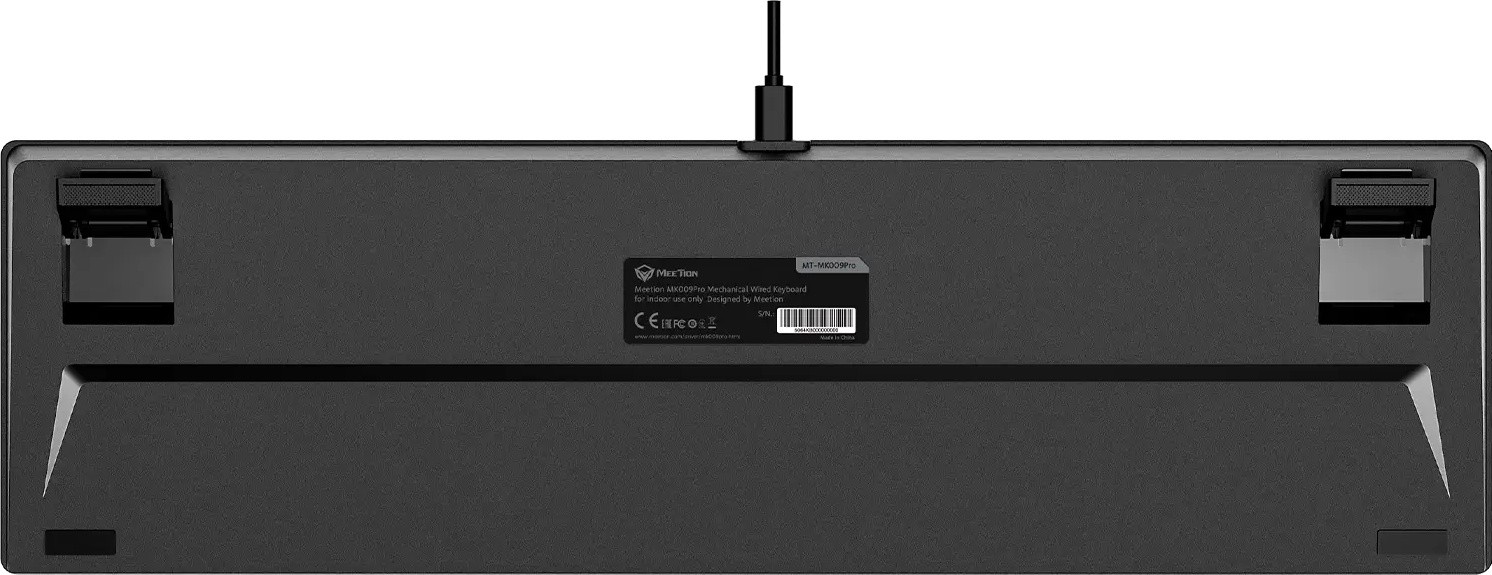 Клавіатура Meetion MK009 RD Black - зображення 7