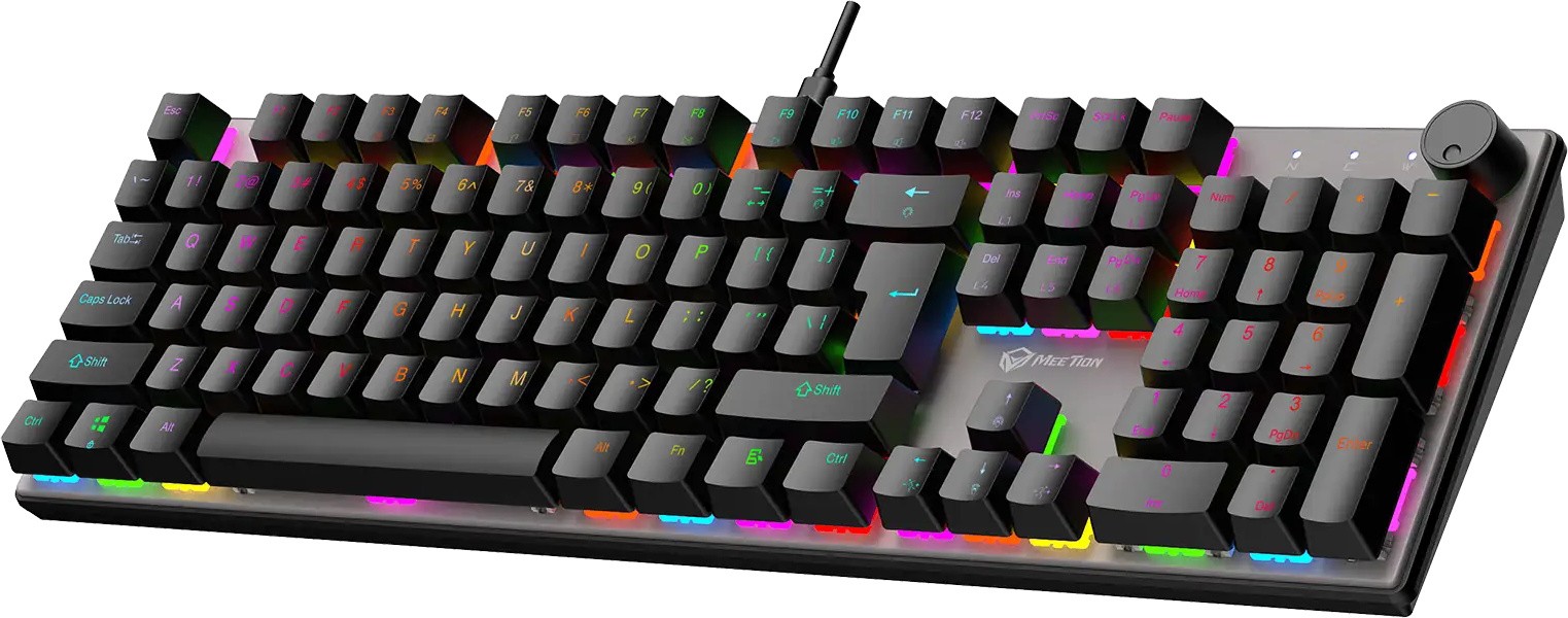 Клавіатура Meetion MK009 RD Black - зображення 3