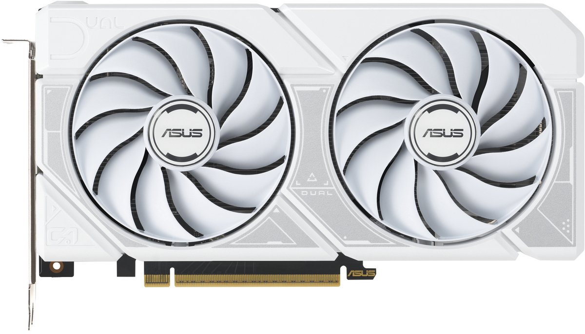 Відеокарта GeForce RTX 5060 Ti 16 GDDR7 Asus DUAL OC WHITE (DUAL-RTX5060TI-O16G-WHITE) - зображення 2